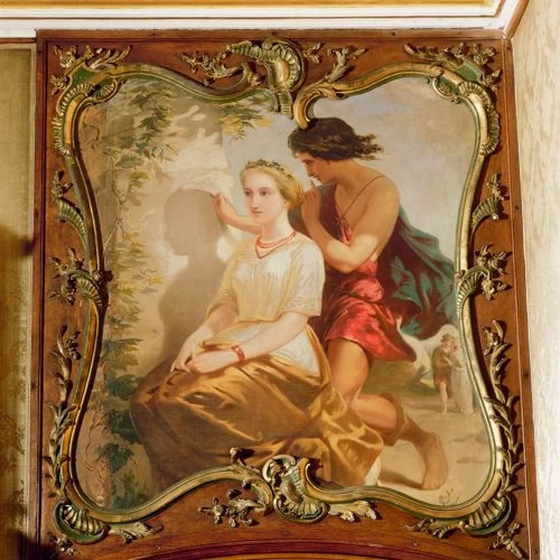 Il volto, 1857 - stanza del camino nel Theater aan het Vrijthof